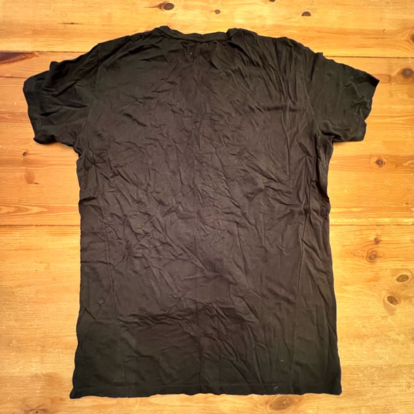 Men’s Black Embroidered Skeleton Religion T-Shirt from Spain size Medium - Picture 5 of 5